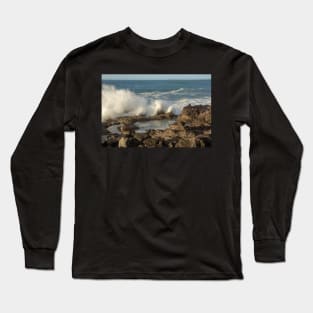 Spray over rocks. Long Sleeve T-Shirt